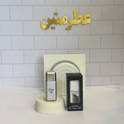 عطر ادوپرفیوم زنانه و مردانه 212 vip شرکت اسمارت کد ۳۲۲ حجم ۲۵ میل