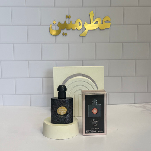 عطر ادوپرفیوم زنانه بلک اوپیوم شرکت اسمارت کالکشن کد ۳۹۳ حجم ۲۵ میل