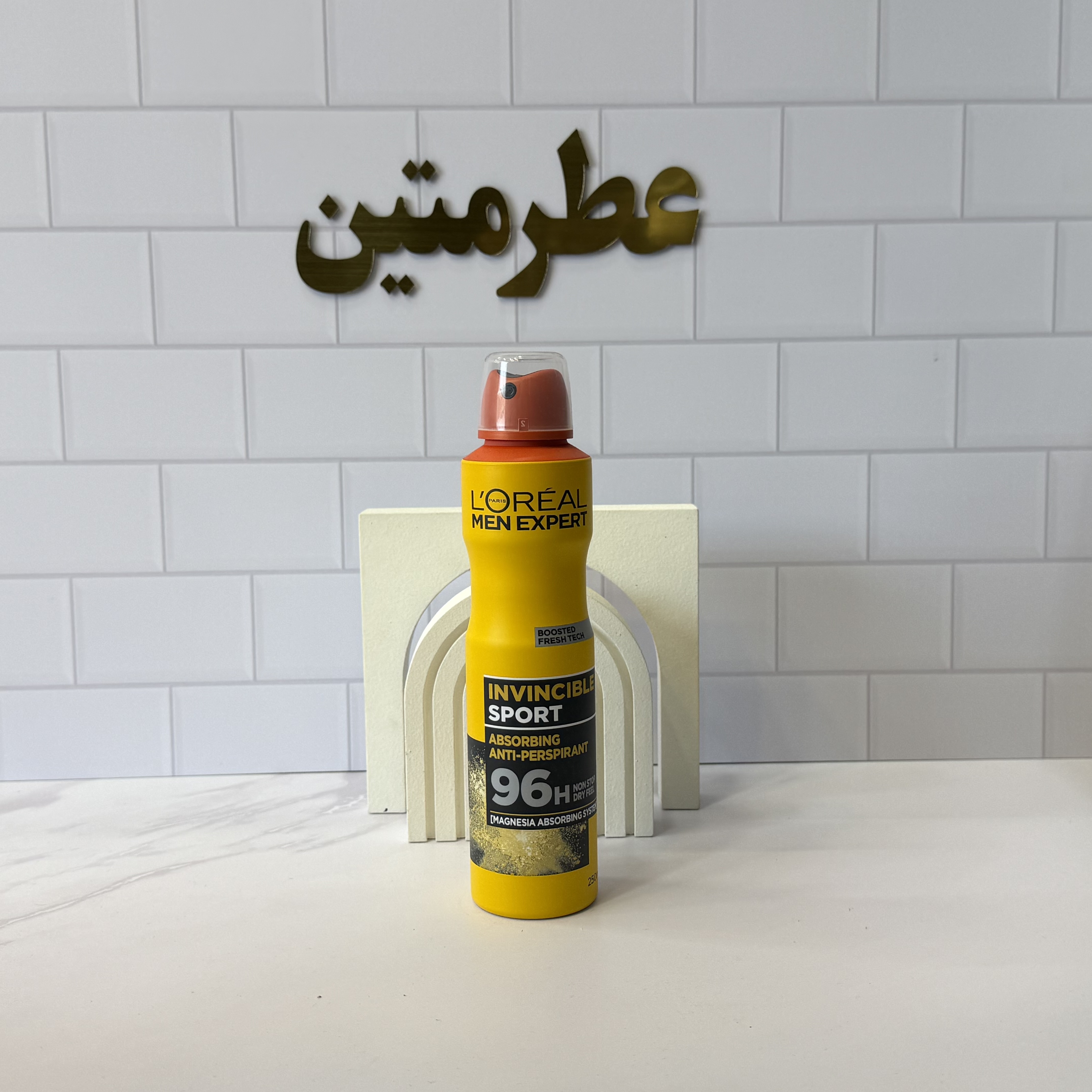 اسپری اورال رنگ زرد ضد تعریق پودری