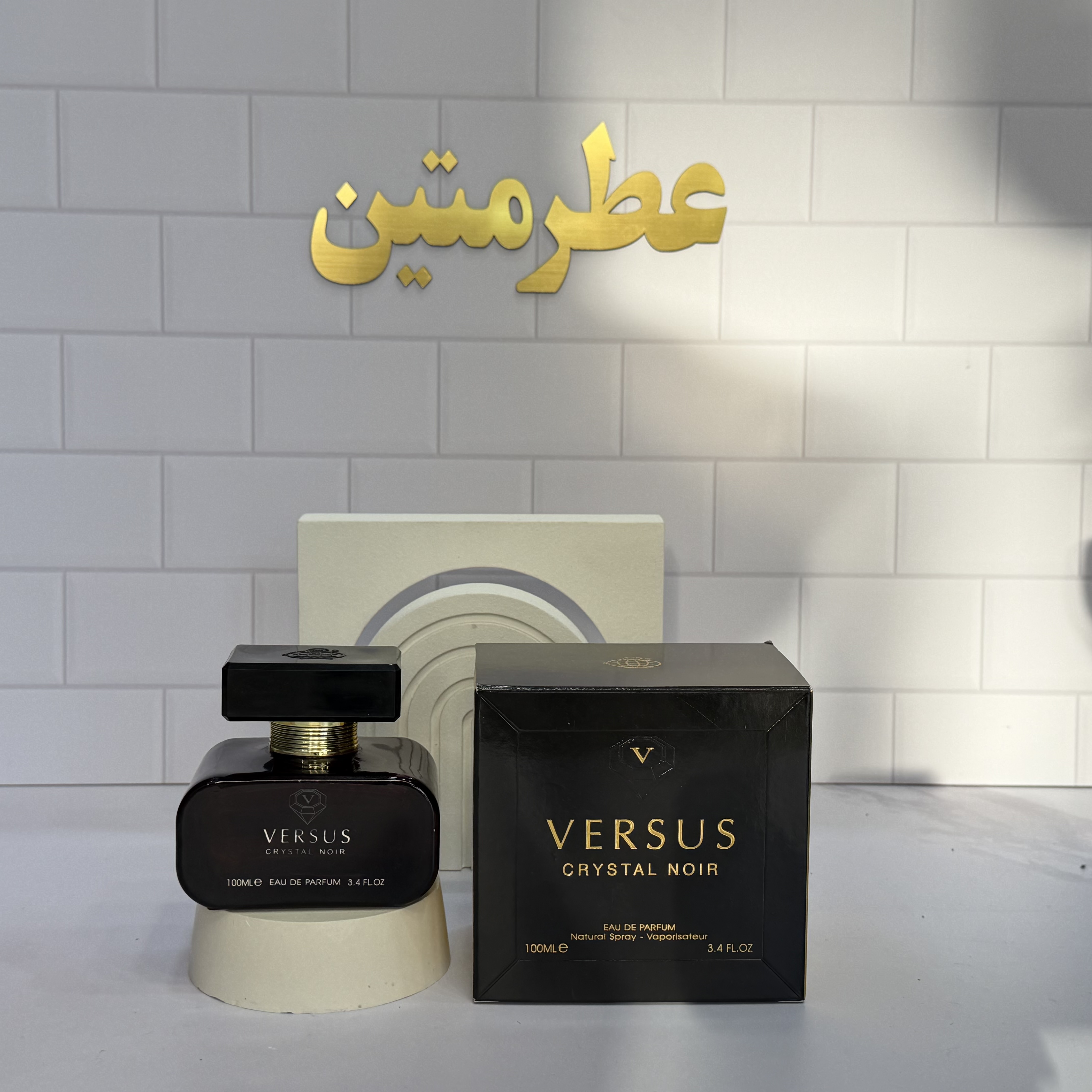 عطر ادوپرفیوم زنانه ورساچ کریستال نویر شرکت فراگرانس حجم ۱۰۰ میل