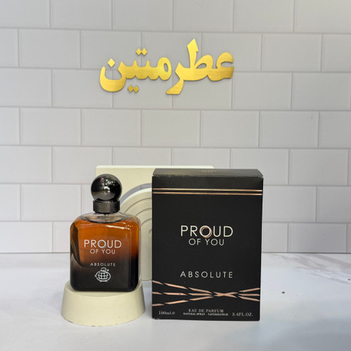 عطر ادوپرفیوم مردانه پرود آف یو ابسولوت شرکت فراگرنس حجم ۱۰۰ میل