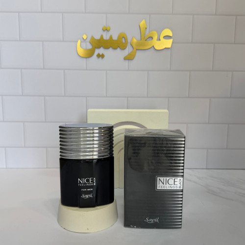 عطر ادوتویلت مردانه نایس بلک برند ساپیل حجم ۱۰۰ میل
