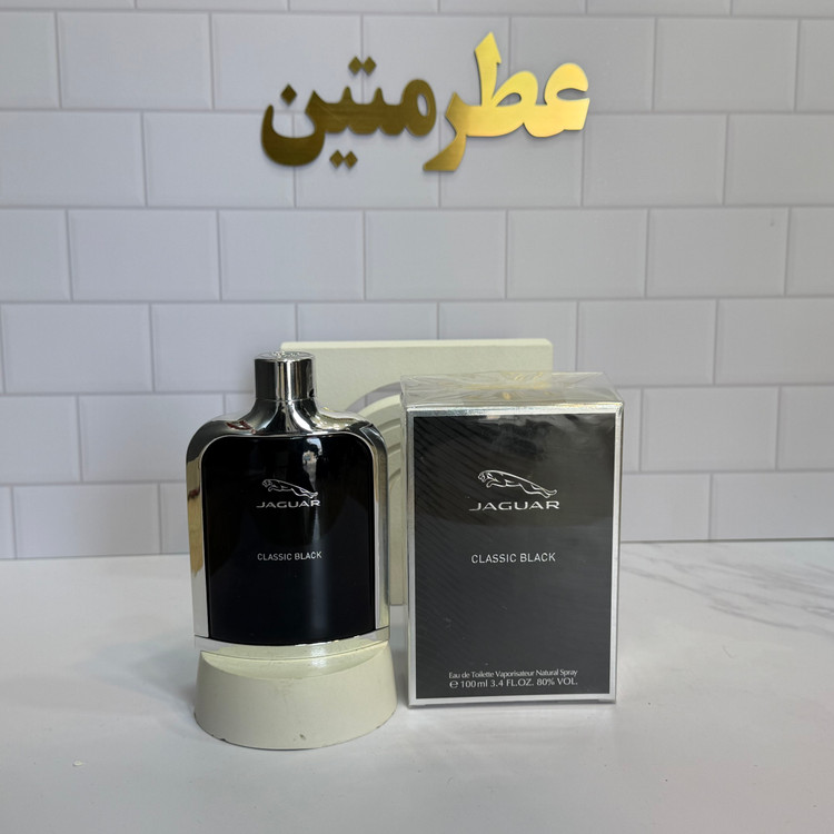 عطر ادوپرفیوم مردانه جگوار کلاسیک بلک شرکت جگوار حجم ۱۰۰ میل