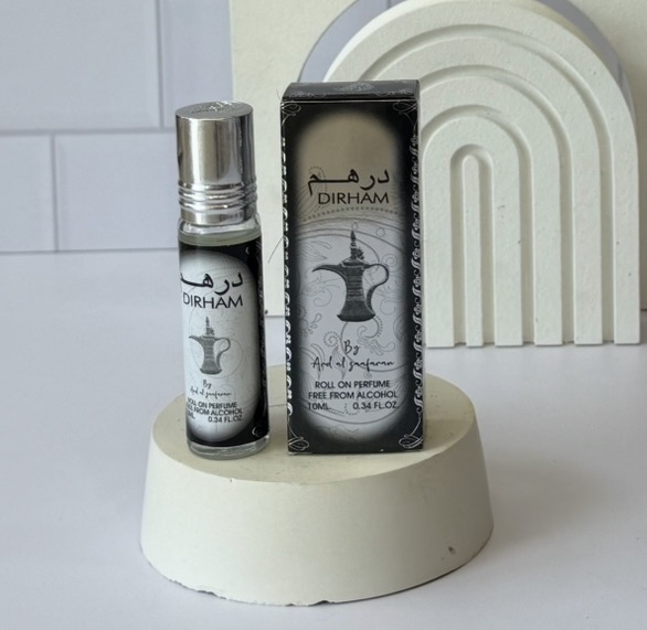 عطر رولی عربی رایحه درهم حجم ۶ میل شرکت الرحاب
