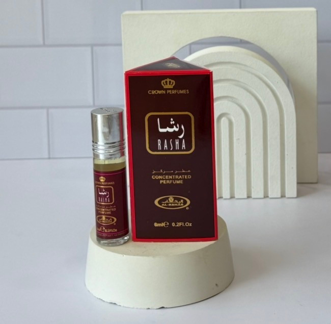 عطر رولی عربی رایحه رشا حجم ۶ میل شرکت الرحاب