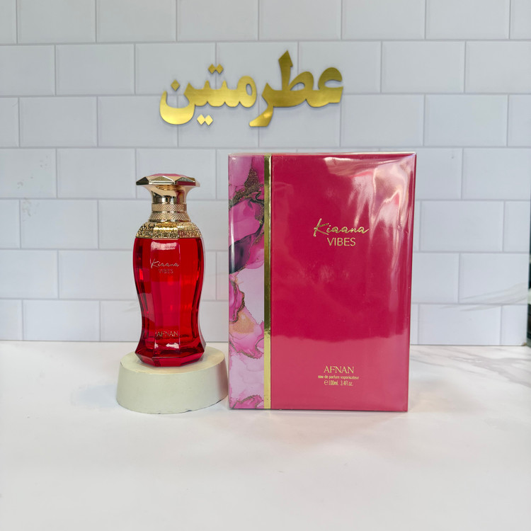 عطر ادوپرفیوم زنانه کیانا وایب شرکت افنان حجم ۱۰۰ میل